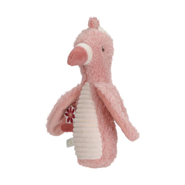 Little Dutch Safari Friends Knijpspeeltje Met Rammel Flamingo Little Dutch Safari Friends Knijpspeeltje Met Rammel Flamingo