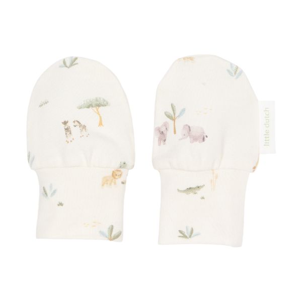 Little Dutch Safari Friends Krabwantjes - One Size - Creme Little Dutch Safari Friends Krabwantjes - One Size - Creme