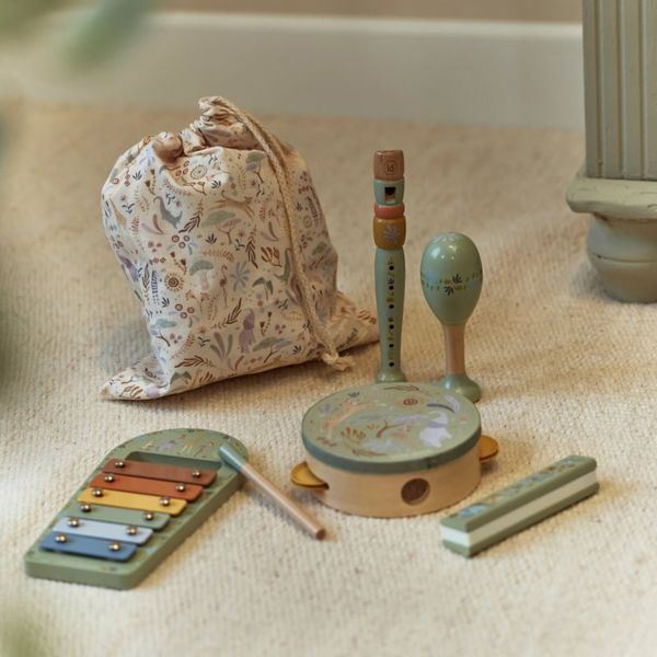 Little Dutch Safari Friends Muziekset - Groen Little Dutch Safari Friends Muziekset - Groen