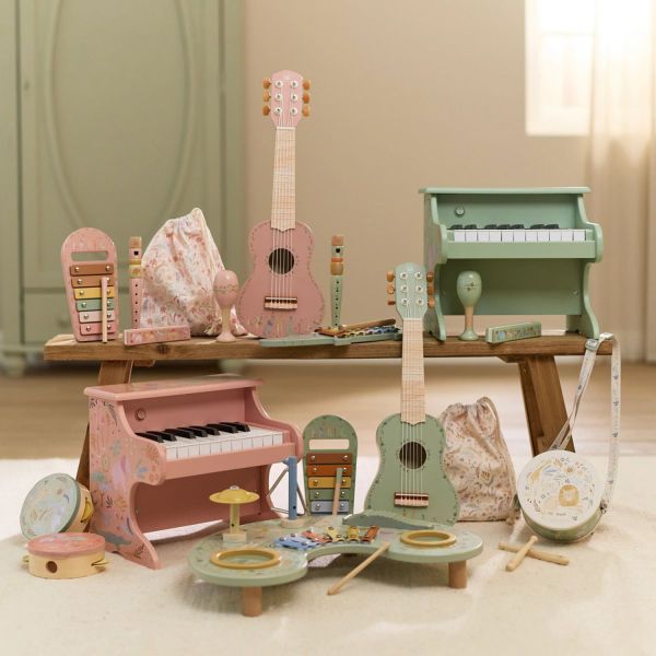 Little Dutch Safari Friends Muziekset - Groen Little Dutch Safari Friends Muziekset - Groen