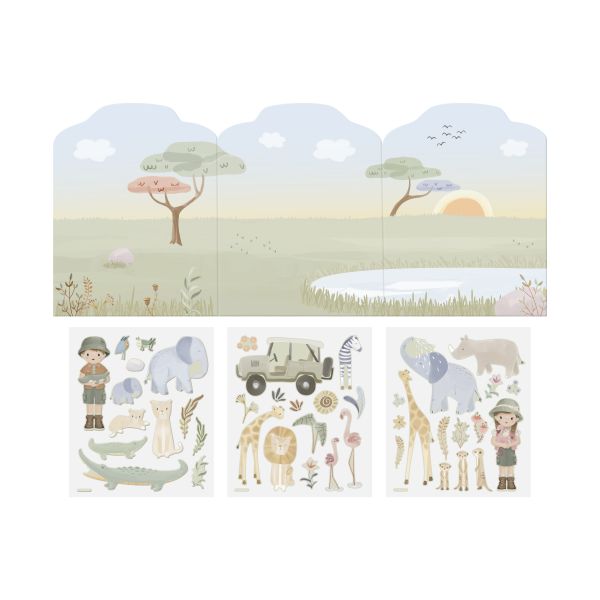 Little Dutch Safari Friends Stickerboek Met Herbruikbare Stickers Little Dutch Safari Friends Stickerboek Met Herbruikbare Stickers
