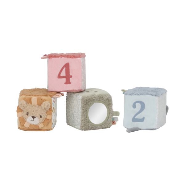 Little Dutch Safari Friends Zachte Blokkenset Little Dutch Safari Friends Zachte Blokkenset