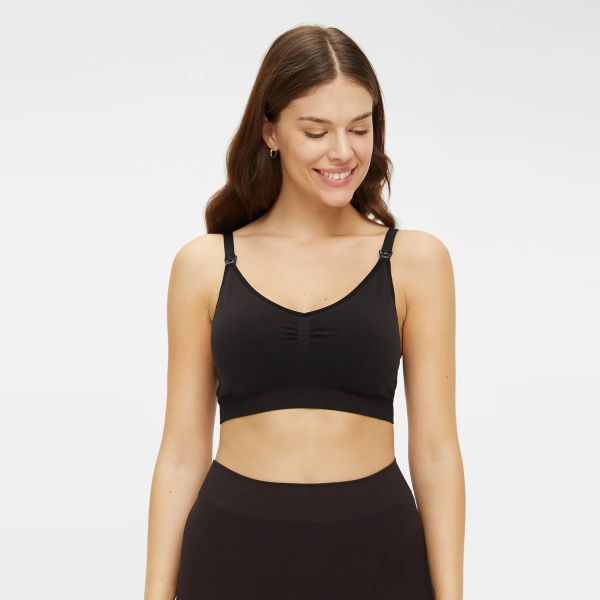 MAMA.LICIOUS Voedingsbeha - Ilja Feed Me Bra 2-Pack - Zwart - Maat S/M