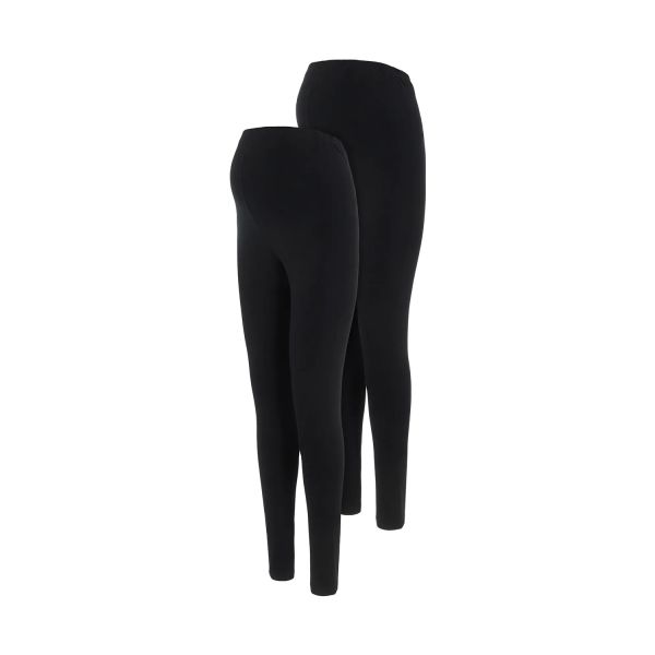 MAMA.LICIOUS Zwangerschapslegging - Emma - 2-Pack - Maat XS - Zwart MAMA.LICIOUS Zwangerschapslegging - Emma - 2-Pack - Maat XS - Zwart