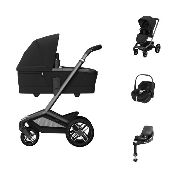 Maxi-Cosi Fame 3-in-1 Kinderwagen Met Base - Pebble 360 Pro2 - Twillic Black Maxi-Cosi Fame 3-in-1 Kinderwagen Met Base - Pebble 360 Pro2 - Twillic Black