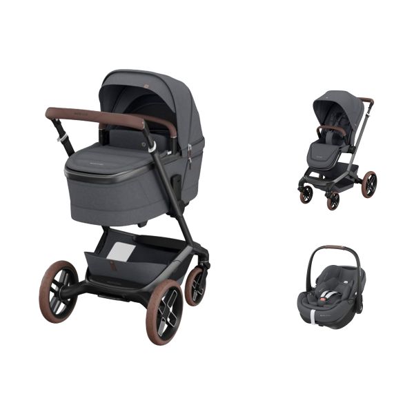 Maxi-Cosi Fame 3-in-1 Kinderwagen Met Pebble 360 Pro 2 Autostoel - Twillic Graphite Maxi-Cosi Fame 3-in-1 Kinderwagen Met Pebble 360 Pro 2 Autostoel - Twillic Graphite