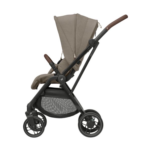 Maxi-Cosi Buggy Leona² - Twillic Truffle (Black Frame + Brown Leather) Maxi-Cosi Buggy Leona² - Twillic Truffle (Black Frame + Brown Leather)