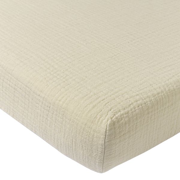 Meyco Baby Hydrofiel Hoeslaken Juniorbed - Uni - Soft Sand - 70x140 cm Meyco Baby Hydrofiel Hoeslaken Juniorbed - Uni - Soft Sand - 70x140 cm