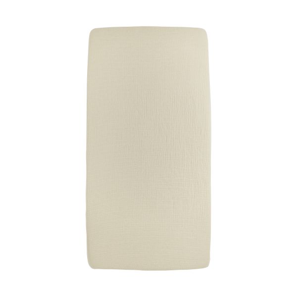 Meyco Baby Hydrofiel Hoeslaken Juniorbed - Uni - Soft Sand - 70x140 cm Meyco Baby Hydrofiel Hoeslaken Juniorbed - Uni - Soft Sand - 70x140 cm