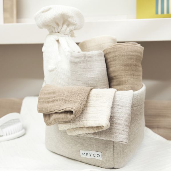 Meyco Monddoek Hydrofiel Pre-Washed Uni Soft Sand/Greige/Taupe 30 x 30 cm 3-Pack Meyco Monddoek Hydrofiel Pre-Washed Uni Soft Sand/Greige/Taupe 30 x 30 cm 3-Pack