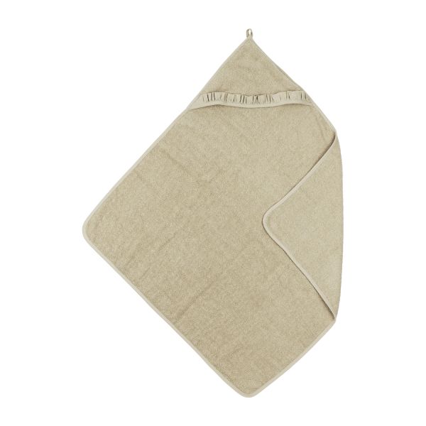 Meyco Badcape Ruffle - Badstof - 80x80 cm - Sand