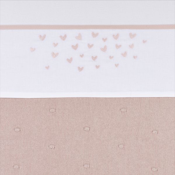 Meyco Ledikantlaken Hearts Soft pink 100 x 150 cm
Meyco Ledikantlaken Hearts Soft pink 100 x 150 cm
