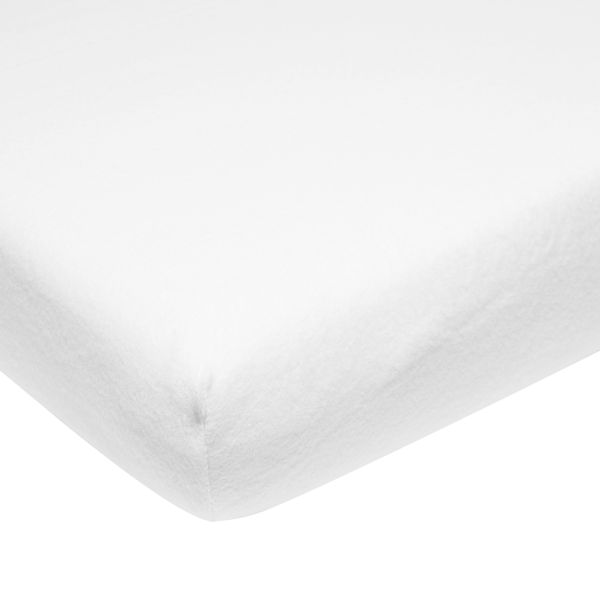 Meyco Molton Hoeslaken - 40x80/90 cm – Wit