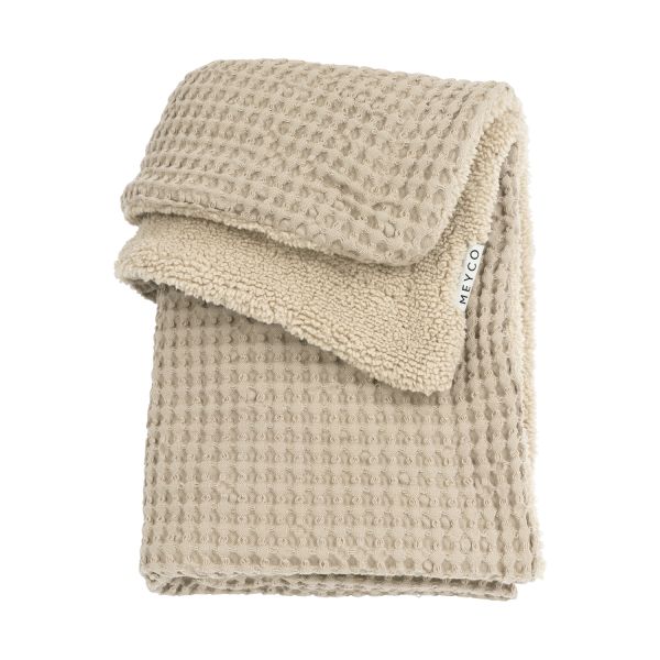 Meyco Wiegdeken Wafel Teddy Sand 75 x 100 cm
Meyco Wiegdeken Wafel Teddy Sand 75 x 100 cm