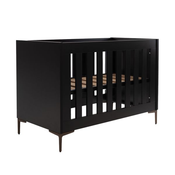 TWF Ledikant 60 x 120 - Commode 3 Laden - Hanglegkast 2 Deuren 1 Lade Modena Metaal