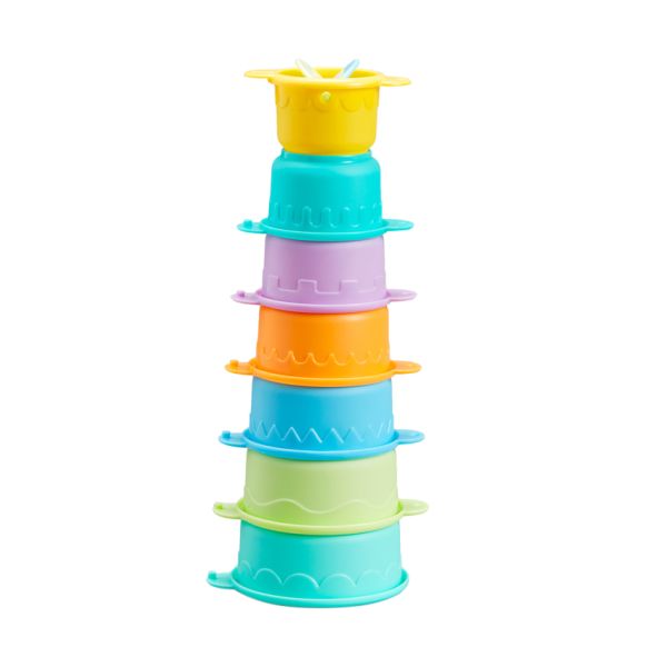 Munchkin Badspeelgoed - Connect-A-Cup - 7-delige Set