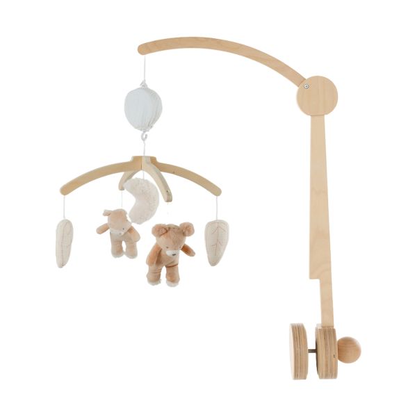 Noukie's F&O Muziekmobiel Met Houten Arm Lily & Fluffy Noukie's F&O Muziekmobiel Met Houten Arm Lily & Fluffy
