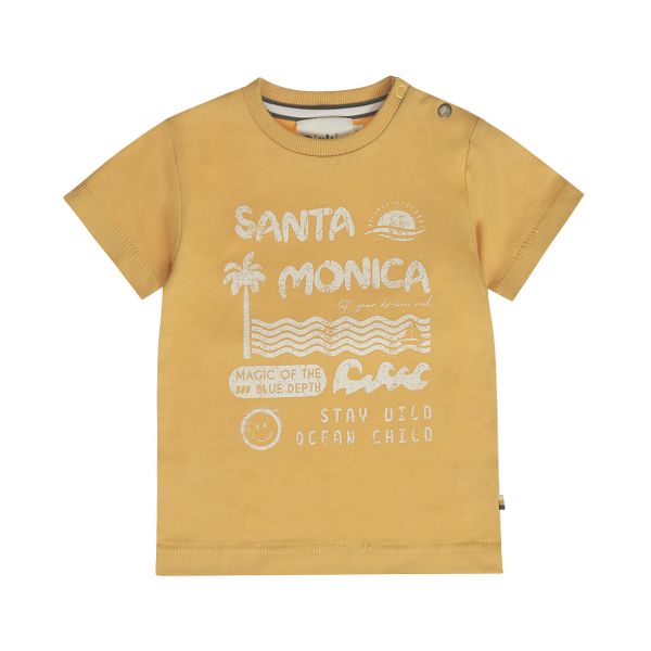 Dirkje T‑shirt - Maat 56 - Camel met Print Dirkje T‑shirt - Maat 56 - Camel met Print
