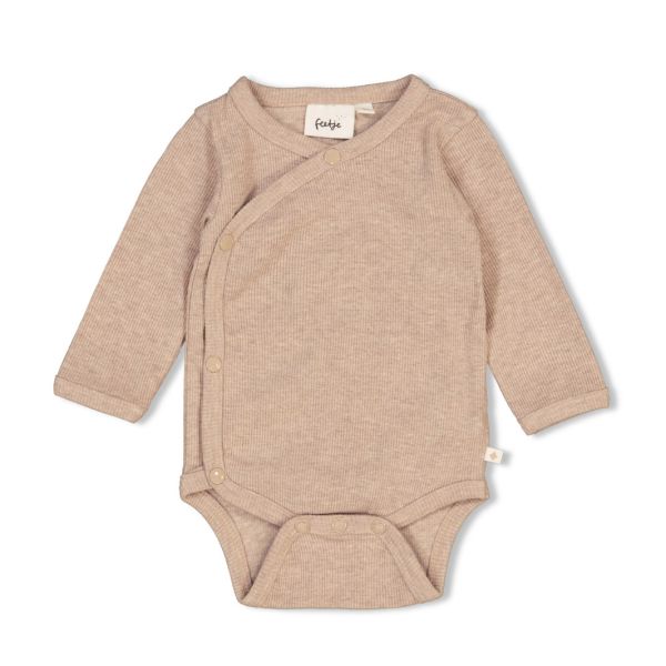 Feetje Romper Wikkel Rib The Magic Is In You Taupe Melange 44 Feetje Romper Wikkel Rib The Magic Is In You Taupe Melange 44