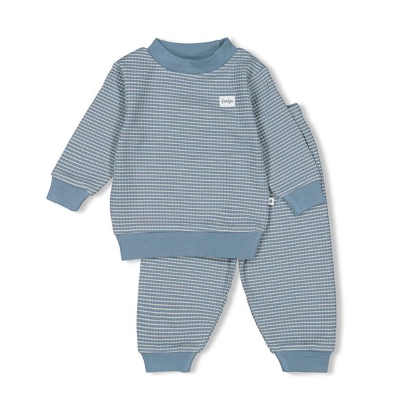 Feetje Pyjama Wafel Ijs Blauw 56