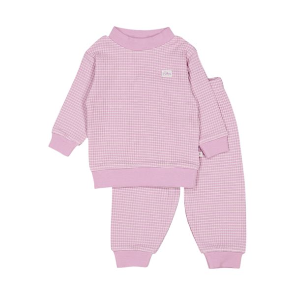 Feetje Wafelpyjama - Maat 74 - Lila 