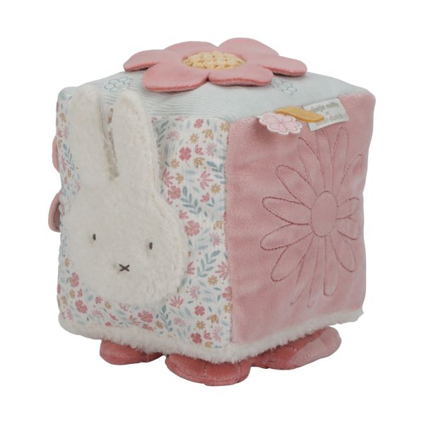 Nijntje X Little Dutch Lucky Soft Activiteitenkubus - Blossom Nijntje X Little Dutch Lucky Soft Activiteitenkubus - Blossom