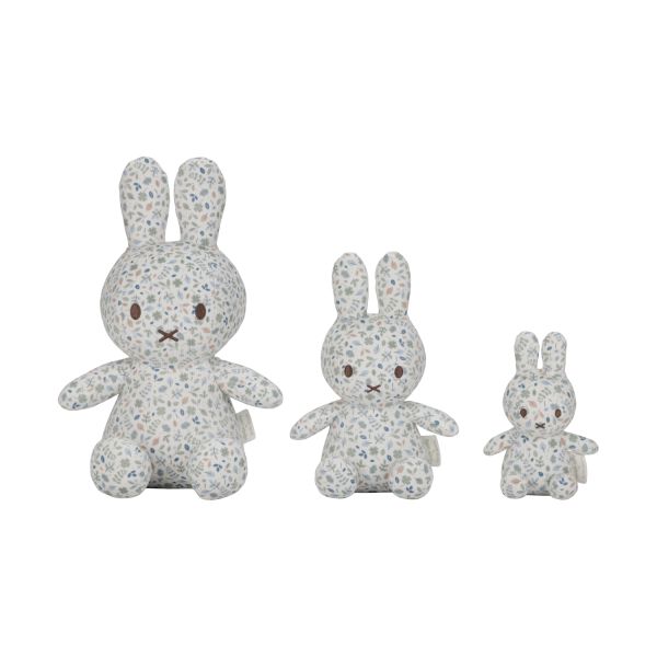 Nijntje X Little Dutch Lucky All-Over Knuffel - 30 cm - Leaves