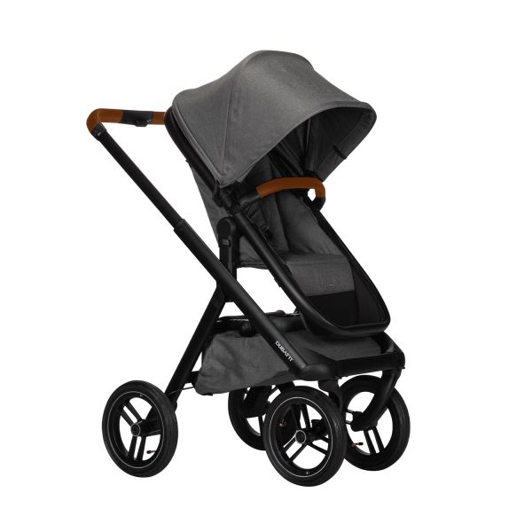 Dubatti One E5 2-in-1 Kinderwagen Black/Cognac - Grey Dubatti One E5 2-in-1 Kinderwagen Black/Cognac - Grey