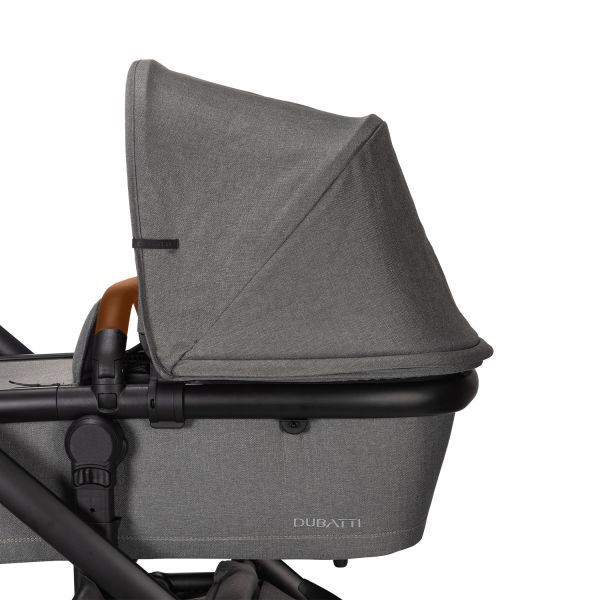 Dubatti One E5 2-in-1 Kinderwagen Black/Cognac - Grey Dubatti One E5 2-in-1 Kinderwagen Black/Cognac - Grey