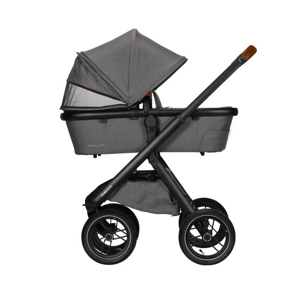 Dubatti One E5 2-in-1 Kinderwagen Black/Cognac - Grey Dubatti One E5 2-in-1 Kinderwagen Black/Cognac - Grey