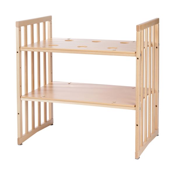 Waldin Oval Combibed 7‑in‑1 - Natural inclusief matras