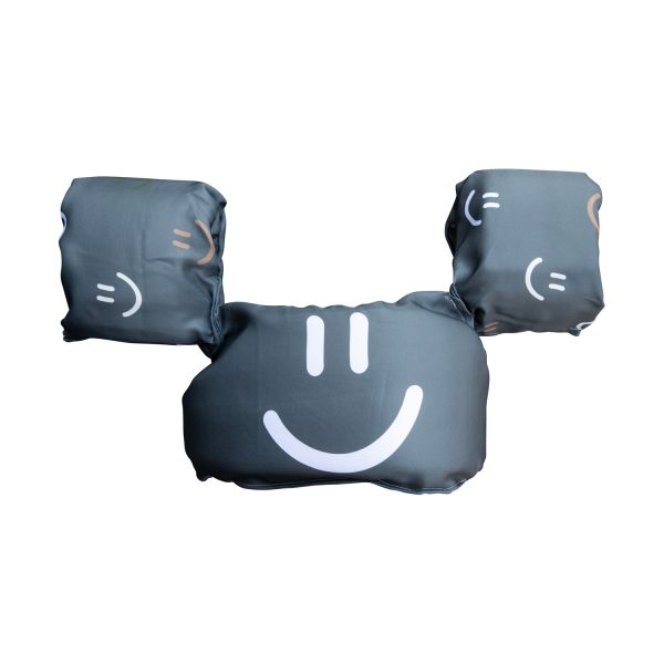 Slipstop Zwemvest - Smiley Grey Slipstop Zwemvest - Smiley Grey