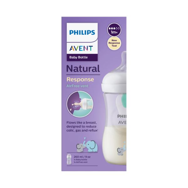 Philips Avent Fles Natural Response AirFree Olifant 260ml