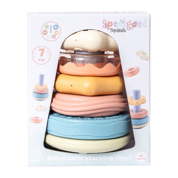 Speelgoedtopdeals Stapeltoren 7-delig - Bioplastic Speelgoedtopdeals Stapeltoren 7-delig - Bioplastic