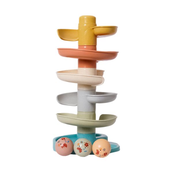Speelgoedtopdeals Spiraaltoren 5 Delen 3 Muziekballen - Bioplastic Speelgoedtopdeals Spiraaltoren 5 Delen 3 Muziekballen - Bioplastic