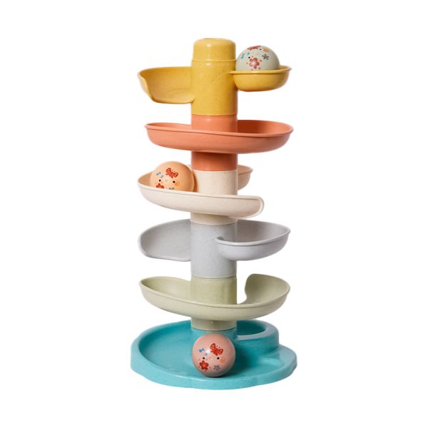 Speelgoedtopdeals Spiraaltoren 5 Delen 3 Muziekballen - Bioplastic Speelgoedtopdeals Spiraaltoren 5 Delen 3 Muziekballen - Bioplastic
