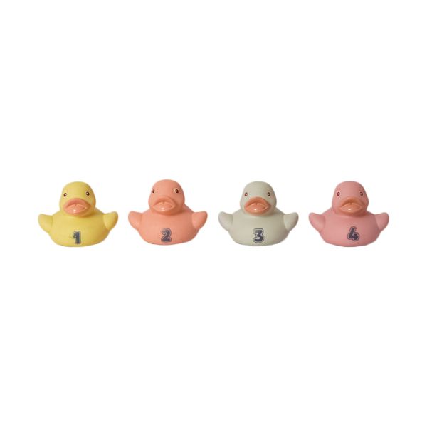 Speelgoedtopdeals Badeendjes 4-Delig - Bioplastic