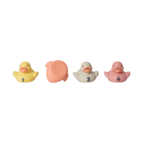 Speelgoedtopdeals Badeendjes 4-Delig - Bioplastic