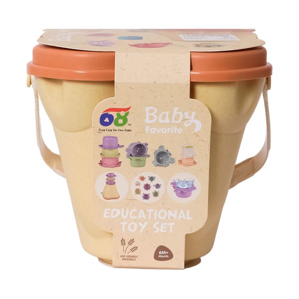 Baby Favorite Badspeelgoedset Activiteitenemmer 17-Delig - Bioplastic 