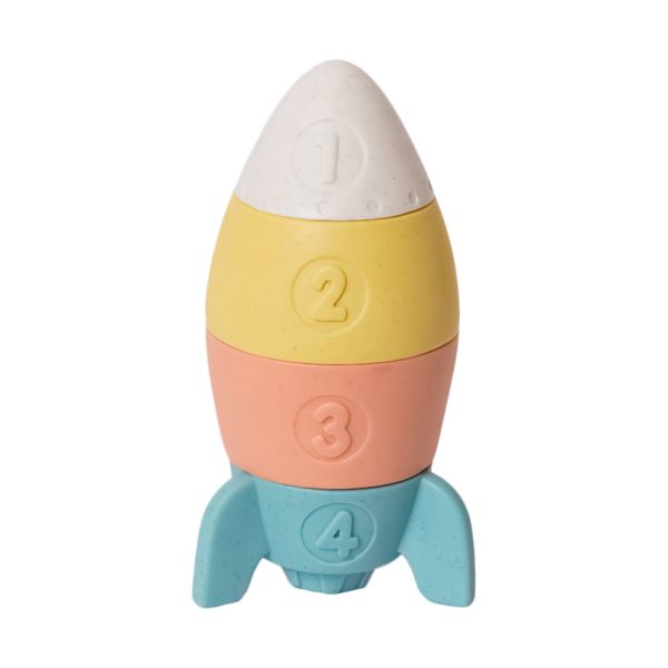 Baby Favorite Stapeltoren Raket - Bioplastic/Natuurrubber Baby Favorite Stapeltoren Raket - Bioplastic/Natuurrubber