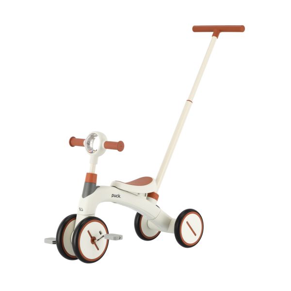 Puck 3-In-1 Driewieler - Wit/Bruin Puck 3-In-1 Driewieler - Wit/Bruin