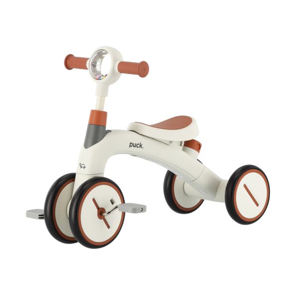 Puck 3-In-1 Driewieler - Wit/Bruin Puck 3-In-1 Driewieler - Wit/Bruin