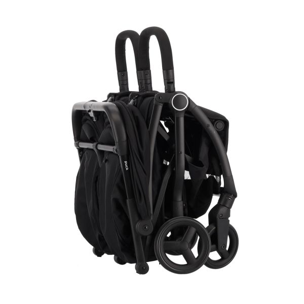 Puck Tweelingbuggy Compact - Nicky - Zwart Puck Tweelingbuggy Compact - Nicky - Zwart
