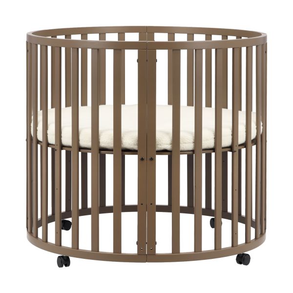 Puck Ronde Box - Chestnut - Inclusief Matras