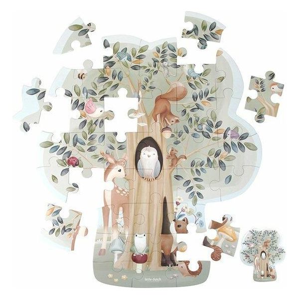 Little Dutch Vloerpuzzel Forest Friends FSC