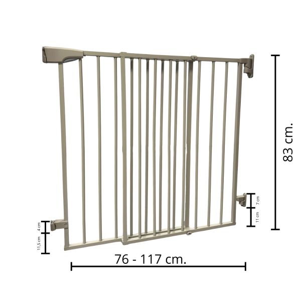 Qute Q-Guard Traphekje - Clay - 76–117cm Qute Q-Guard Traphekje - Clay - 76–117cm