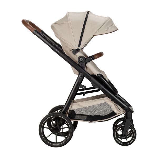 Qute Kinderwagen Q-Journey Taupe - Zwart Frame