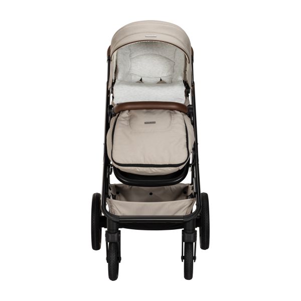 Qute Kinderwagen Q-Journey Taupe - Zwart Frame