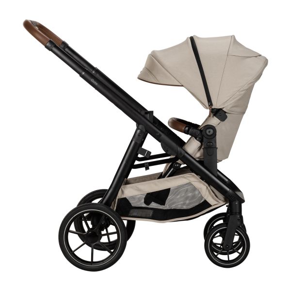 Qute Kinderwagen Q-Journey Taupe - Zwart Frame