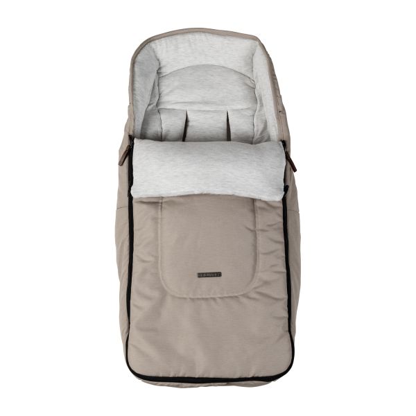 Qute Kinderwagen Q-Journey Taupe - Zwart Frame